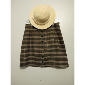 Plaid Mini skirt